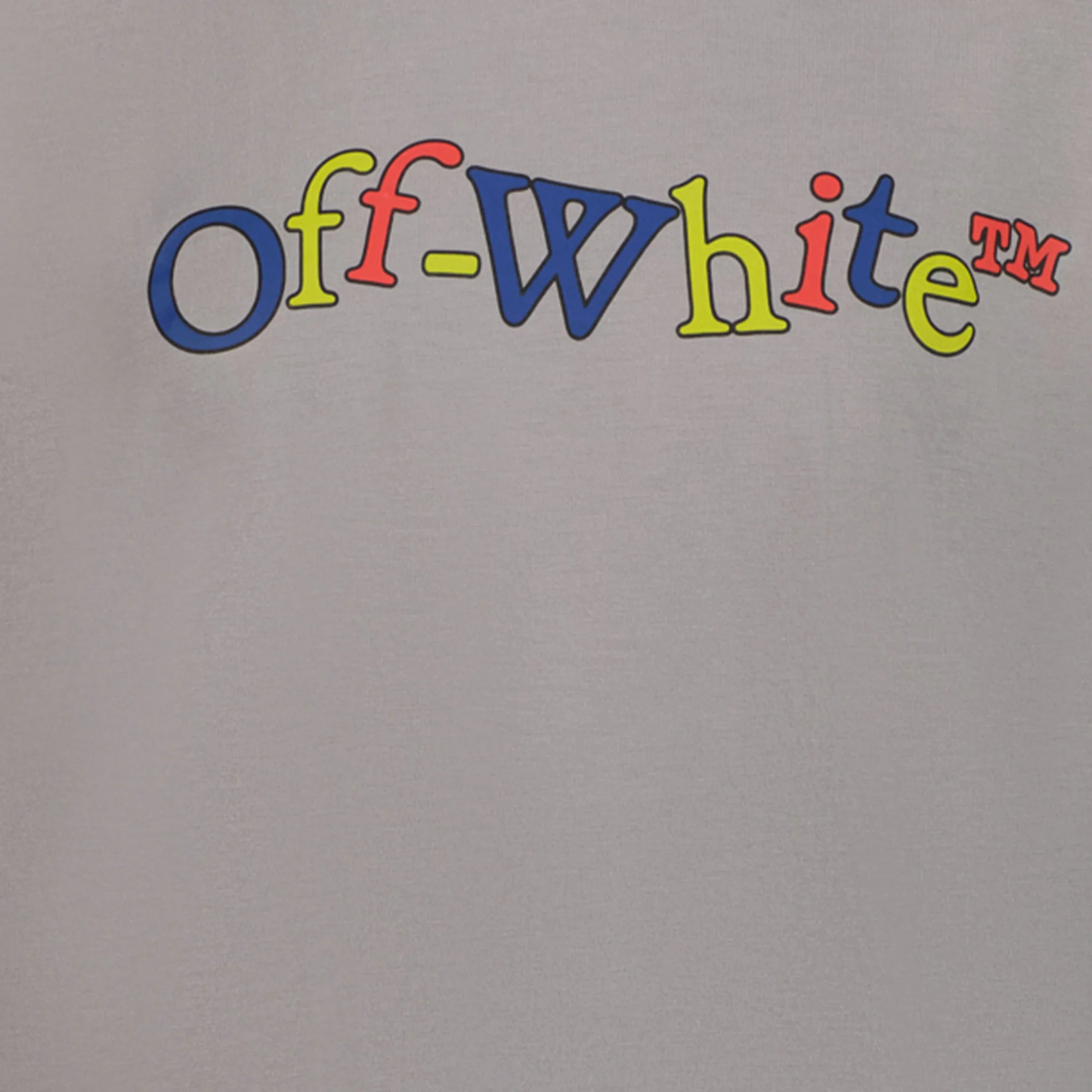 Off-White Unisex T-Shirt in Grey Age 8 Years