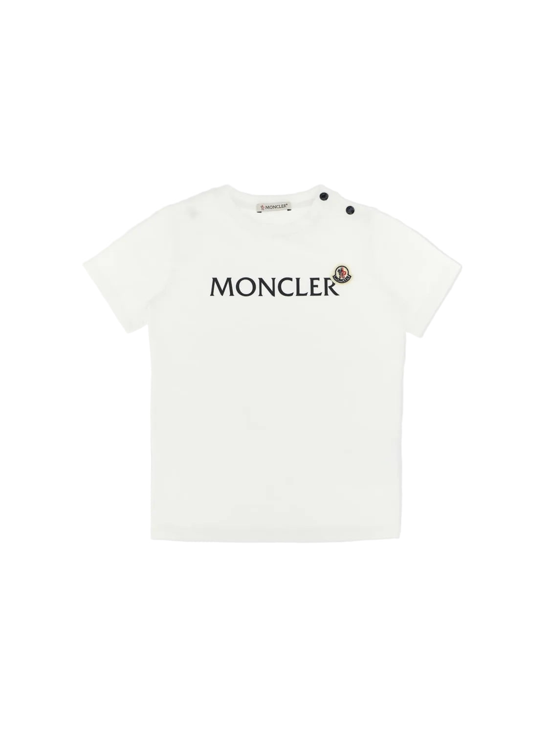 Moncler Crew Neck Short and T Shirt Set in White