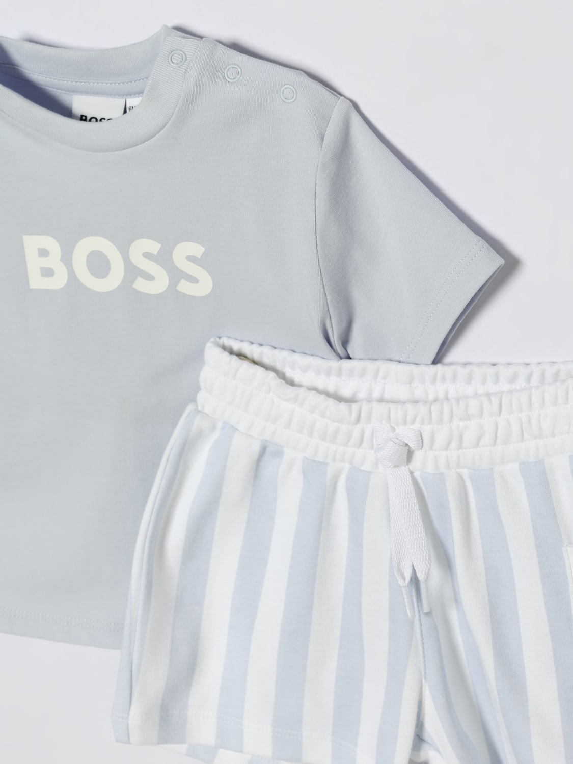 Boss Short Set in Sky Blue