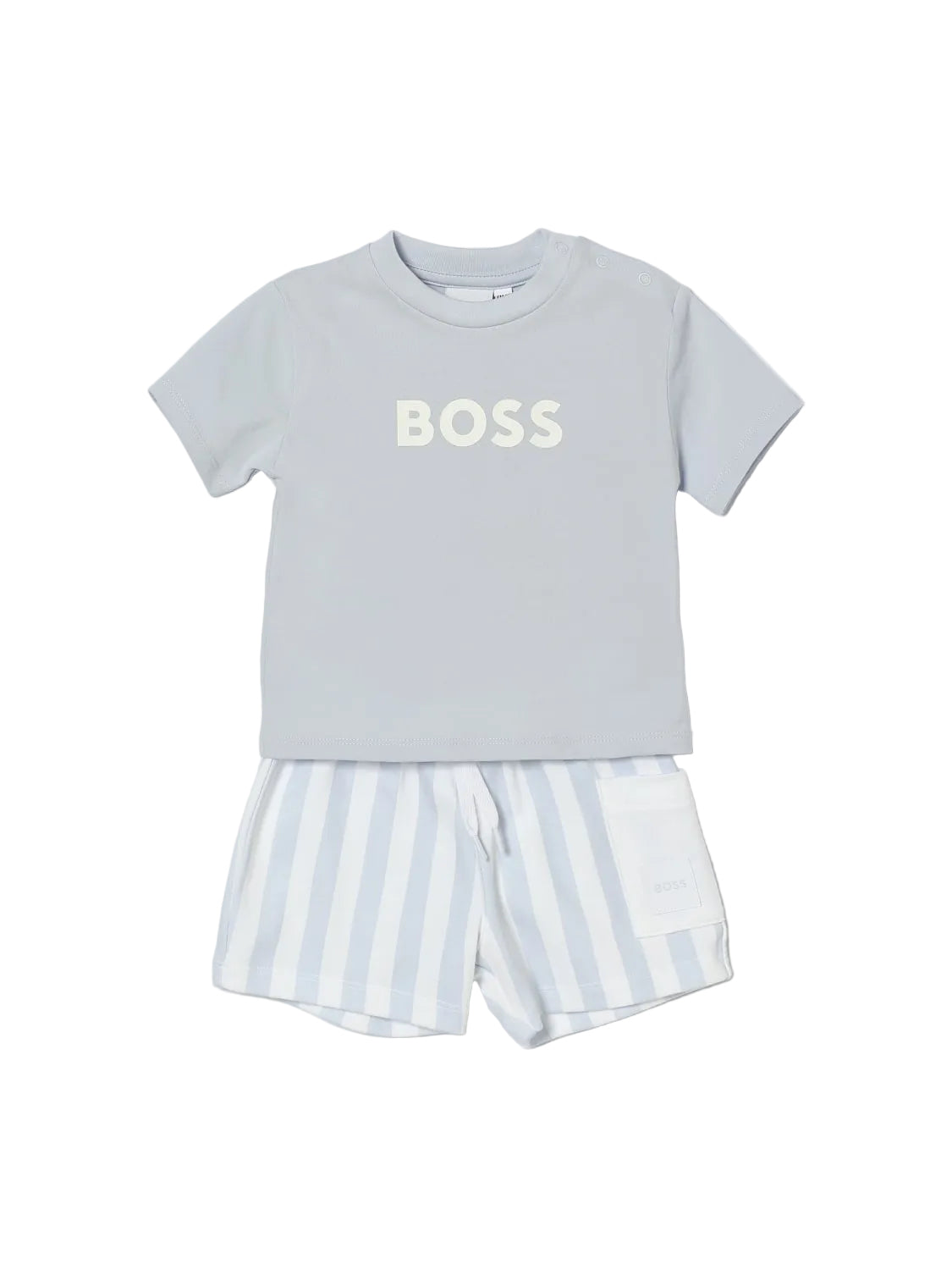 Boss Short Set in Sky Blue