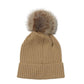 Moncler Wool Beanie in Tan