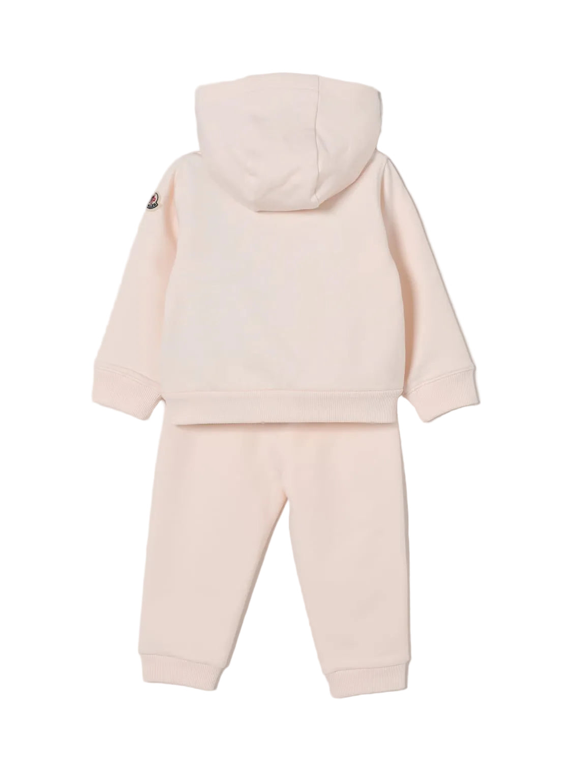 Moncler Light Pink Embroidered Heart Logo Tracksuit