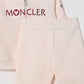 Moncler Light Pink Embroidered Heart Logo Tracksuit