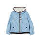Moncler Anton Nylon Hooded Windbreaker in Sky Blue