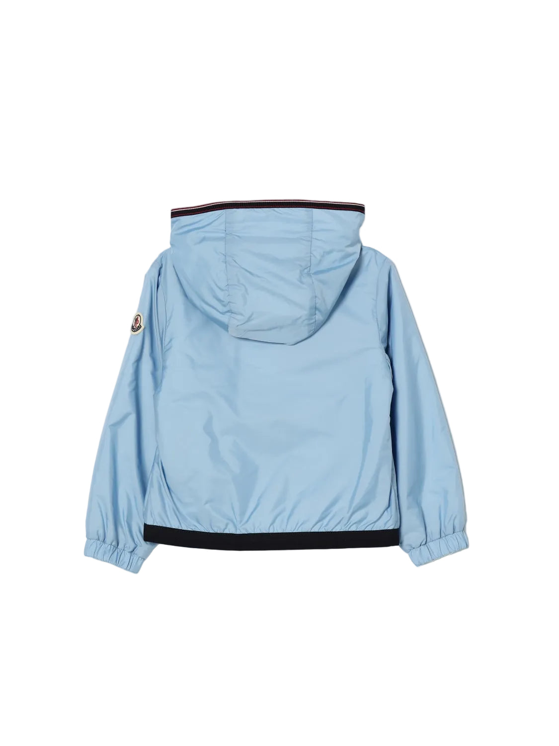 Moncler Anton Nylon Hooded Windbreaker in Sky Blue