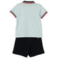 Moncler Polo Shirt and Short Set in Blue