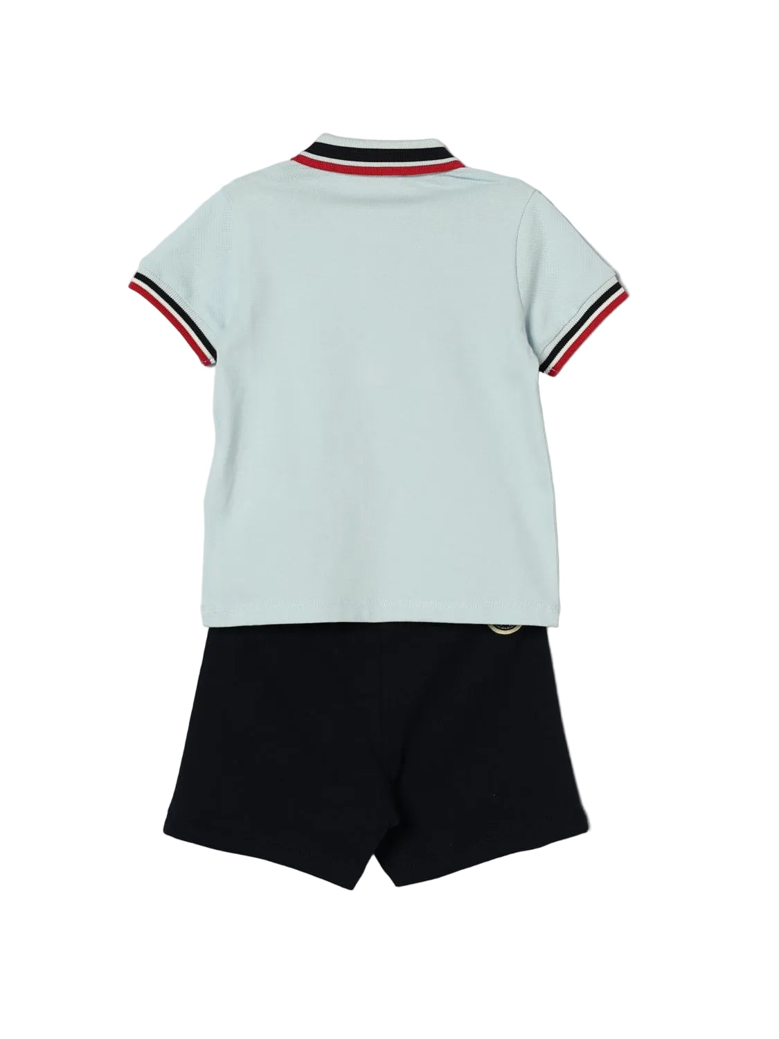 Moncler Polo Shirt and Short Set in Blue