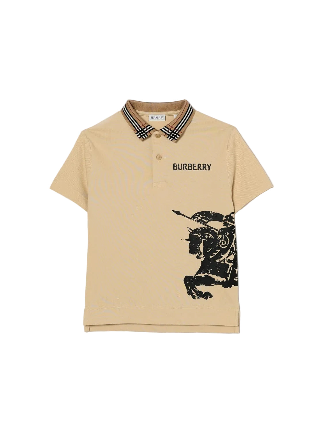 Burberry Knight Cotton Piqué Polo Shirt