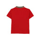 Burberry Knight Cotton Polo Shirt in Red