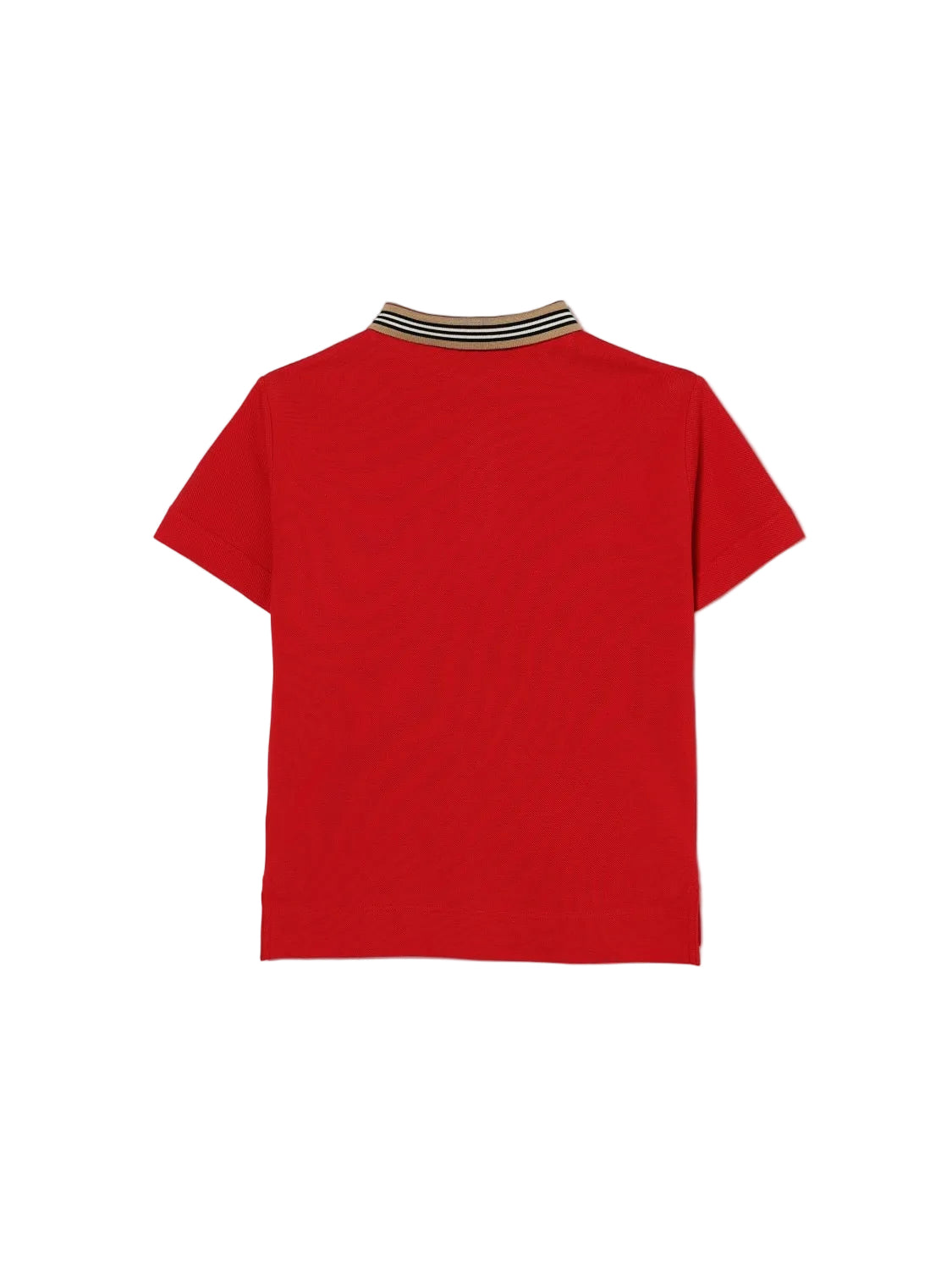 Burberry Knight Cotton Polo Shirt in Red