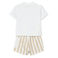 Boss Short Set in Beige