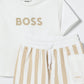 Boss Short Set in Beige