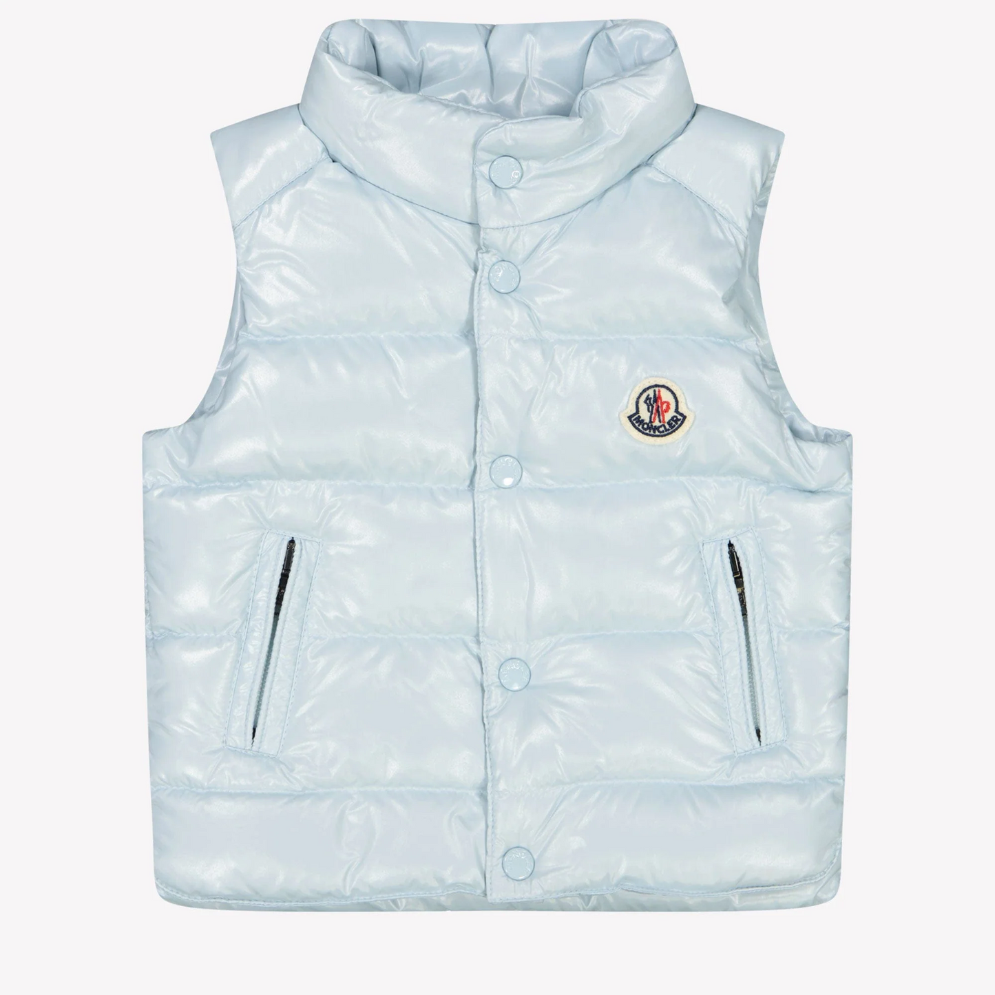 Moncler light blue Bernard baby gilet