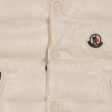 Moncler light pink Bernard baby gilet