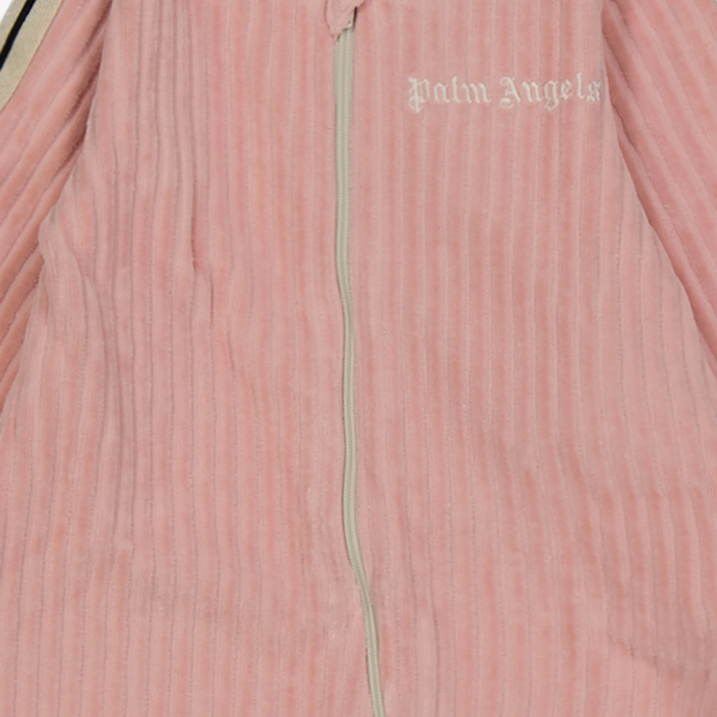 Palm Angels Velour Romper in Baby Pink size 6/9 Months